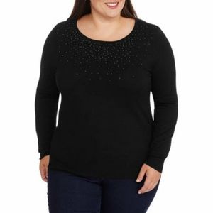 GEORGE Embellished Pullover Sweater